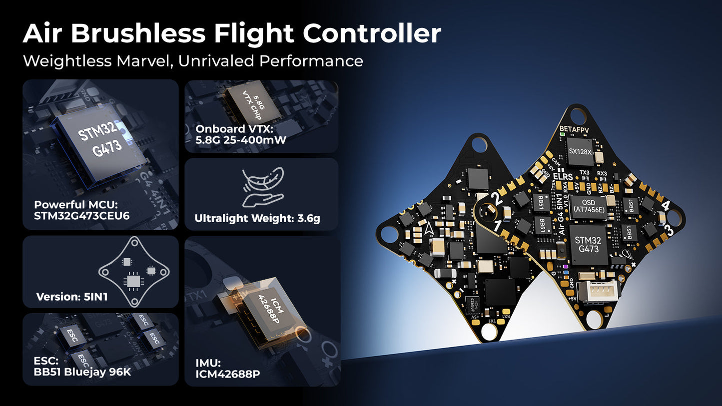 BETAFPV Air65 5 IN 1 Brushless Whoop Quadcopter RC Racing Freestyle Drones ship from US