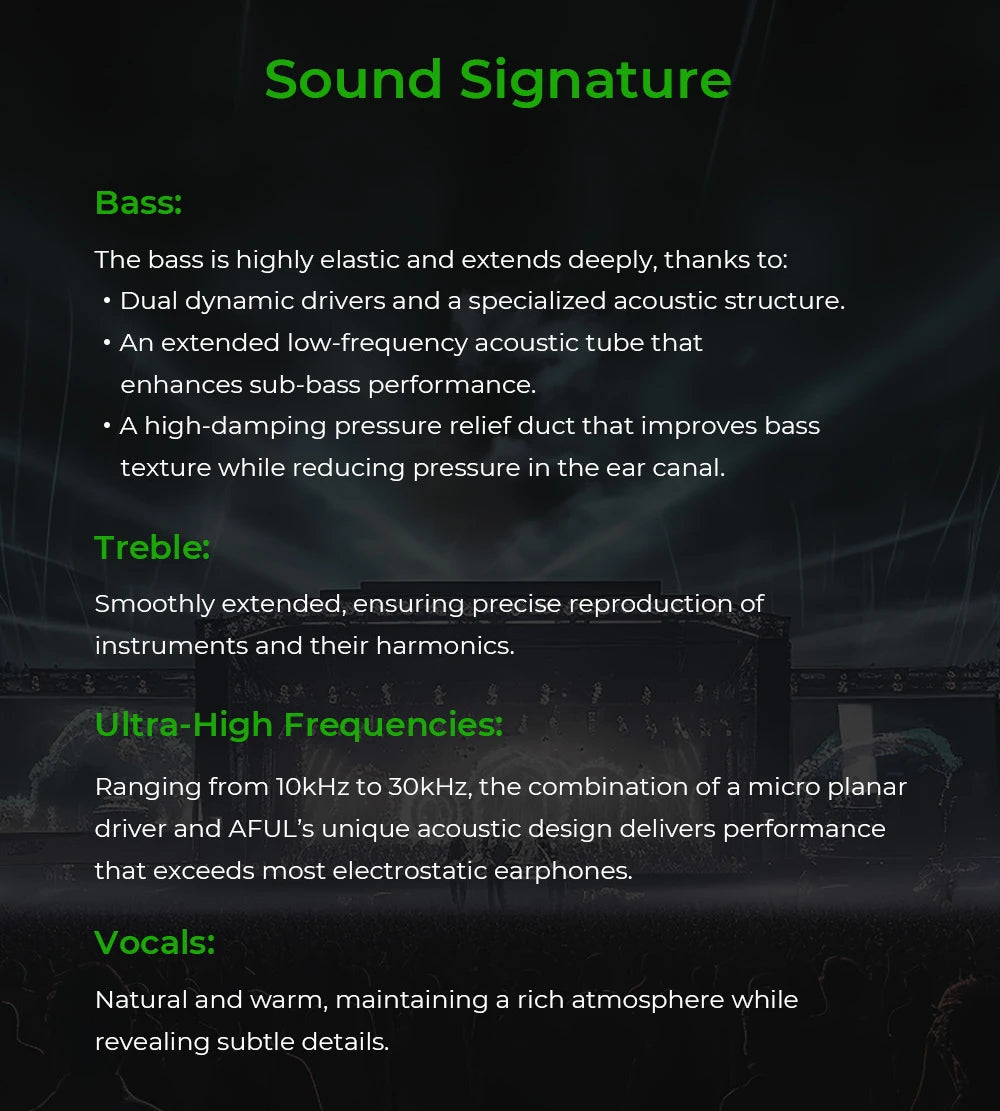 AFUL Performer 5+2 / Performer 7 2DD+4BA+1Micro Planar In Ear Monitor Earphones HiFi Wired Hybrid Headphone Music IEMs| HiFiGo
