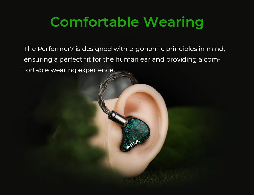 AFUL Performer 5+2 / Performer 7 2DD+4BA+1Micro Planar In Ear Monitor Earphones HiFi Wired Hybrid Headphone Music IEMs| HiFiGo