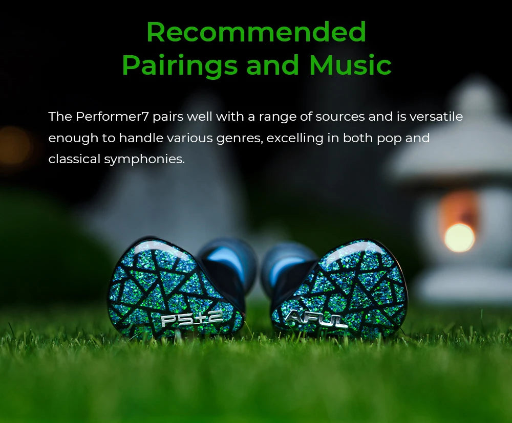 AFUL Performer 5+2 / Performer 7 2DD+4BA+1Micro Planar In Ear Monitor Earphones HiFi Wired Hybrid Headphone Music IEMs| HiFiGo