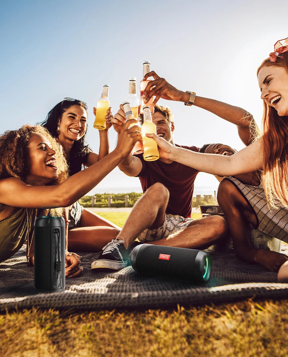 mifa WildRod Portable Bluetooth Speaker Wireless Outdoor camping Speaker, Bluetooth 5.3 Streaming,IP67 Waterproof and Dustproof