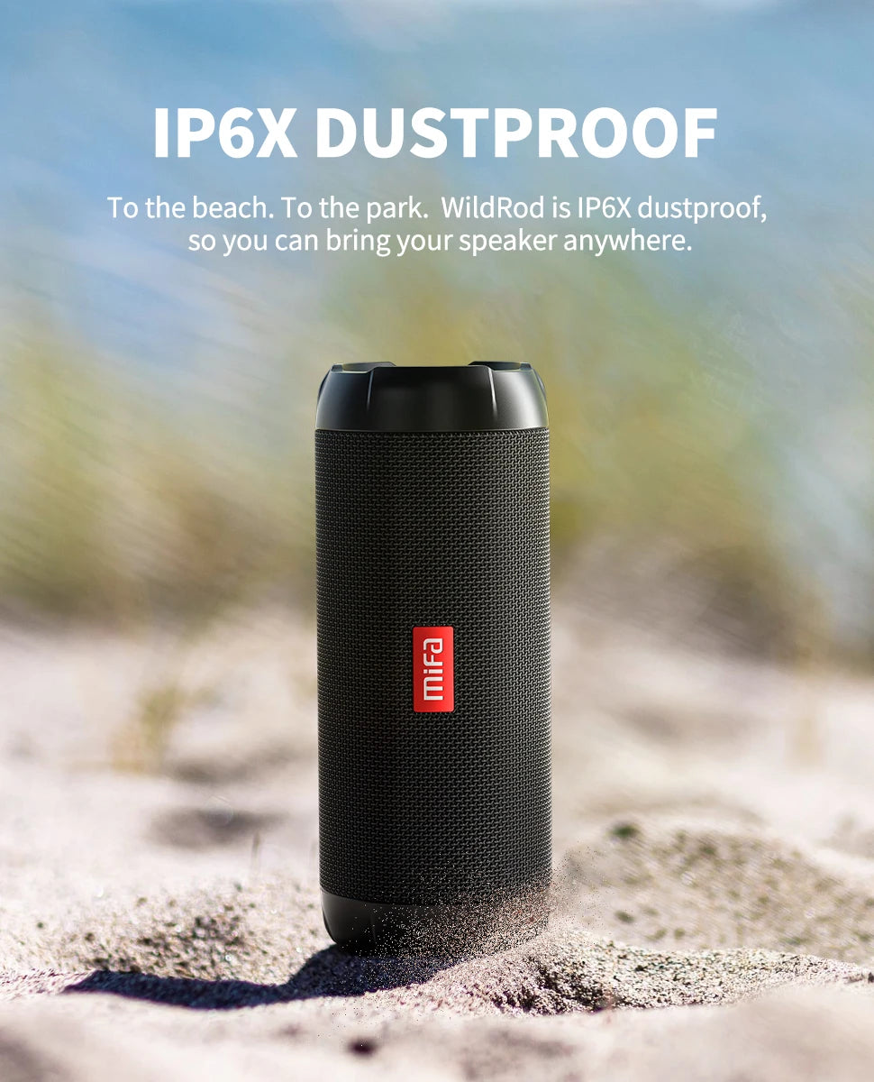mifa WildRod Portable Bluetooth Speaker Wireless Outdoor camping Speaker, Bluetooth 5.3 Streaming,IP67 Waterproof and Dustproof