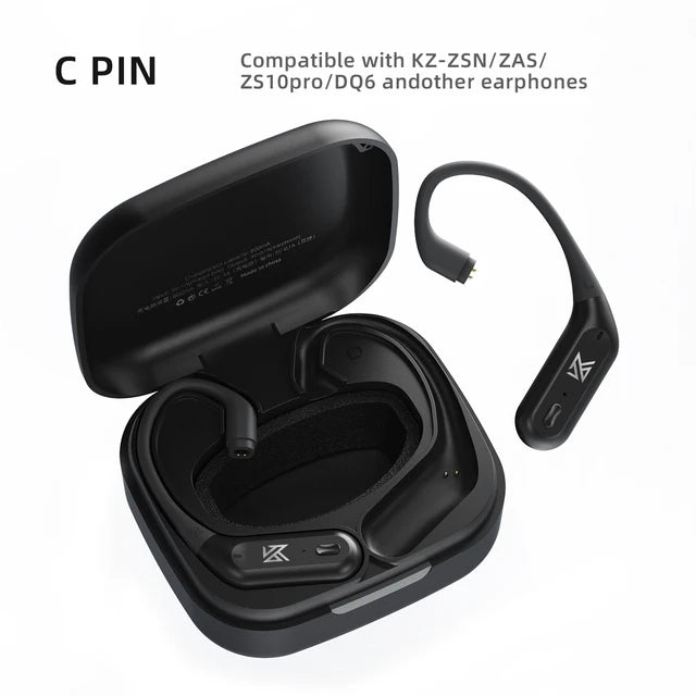 KZ AZ09 PRO Bluetooth 5.2 Cable Upgrade Wireless Ear Hook Earphone Cable With Charging Case For KZ ZAS ZAX ZSX AST ZS10 EDX PRO