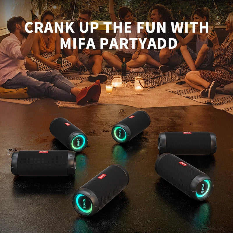 mifa WildRod Portable Bluetooth Speaker Wireless Outdoor camping Speaker, Bluetooth 5.3 Streaming,IP67 Waterproof and Dustproof