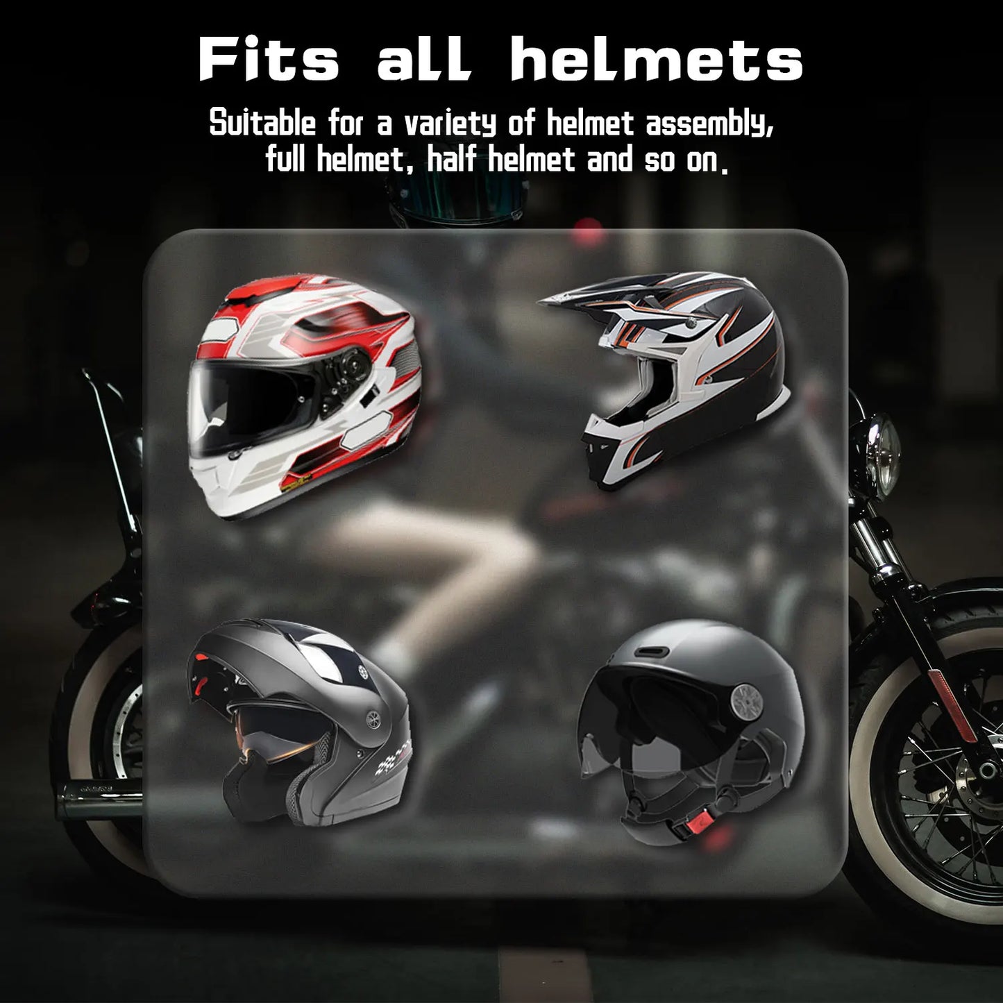 3Pcs Fodsports M1-S Pro Motorcycle Helmet Bluetooth Intercom Headset 8 Riders 2000M Waterproof BT Intercomunicador Moto