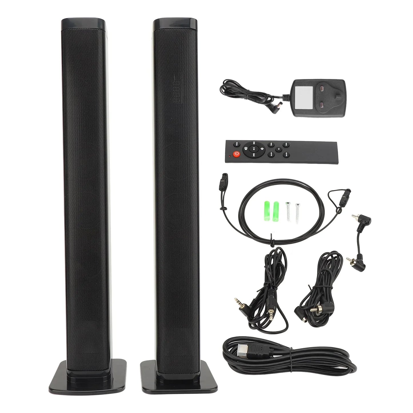 2 in 1 Separable Soundbar Bluetooth TV Speaker Wall Mounted with HD Multimedia Cable for Home Theater Home Theater Soundbar