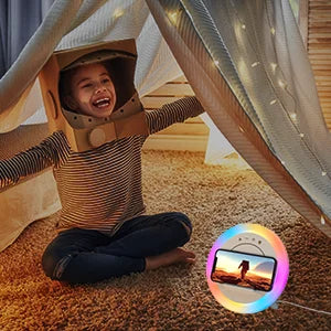 Bluetooth Speaker with Night Light, Wireless Charging, Perfect Teenage Birthday Gift for Tween Girls