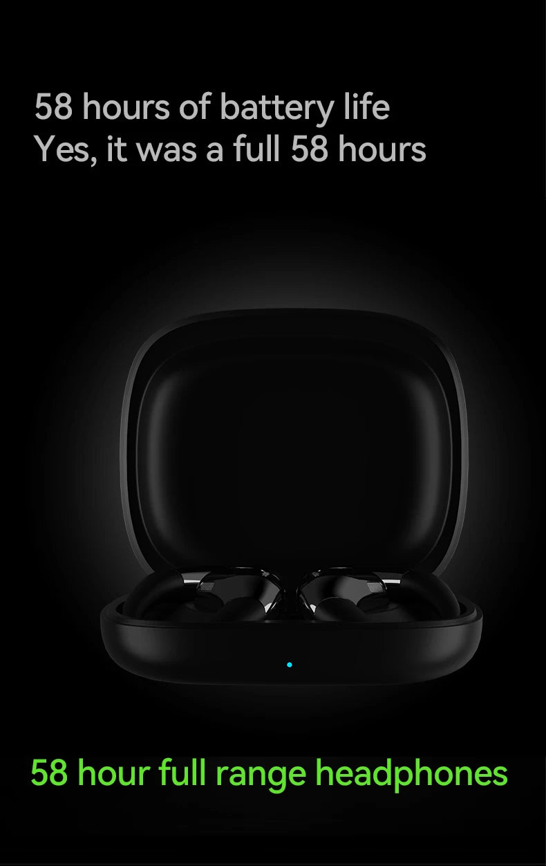 MINISO X28 Bluetooth Headset 5.4 Sports Headset Button Control Noise Cancelling Foldable Ear Hanging Headphones 48 Hours Of Lon