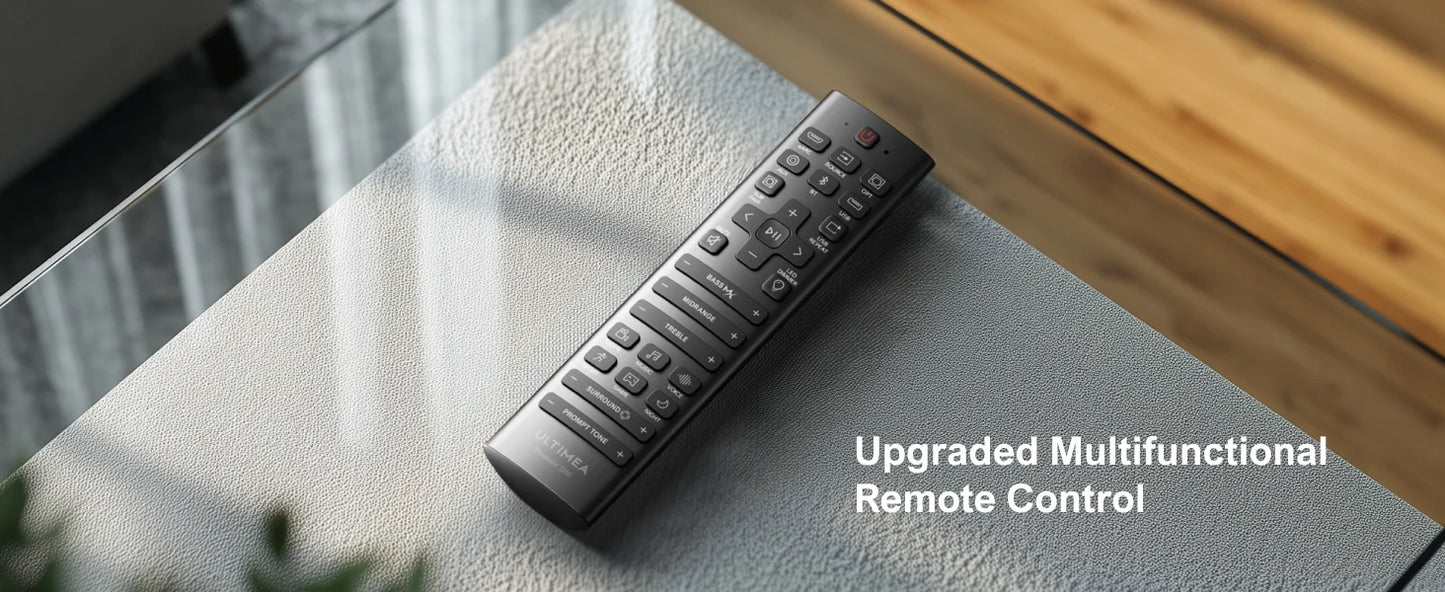 ULTIMEA 7.1 Surround Sound System Sound bar for TV with Dolby Atmos&APP Control, Home Cinema Bluetooth Speaker with Subwoofer