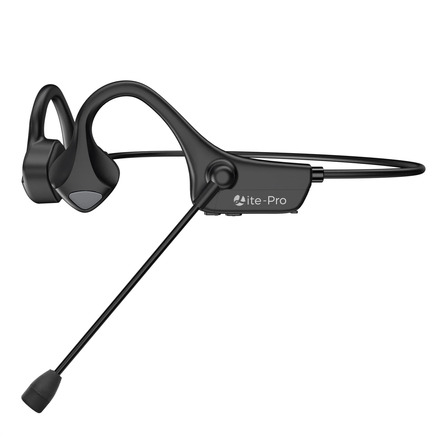 Wireless Bluetooth Headset Bone Conduction Earphones Fast Charge Sports Gaming Headphones with Dual CVC8.0 Noise-canceling Mic