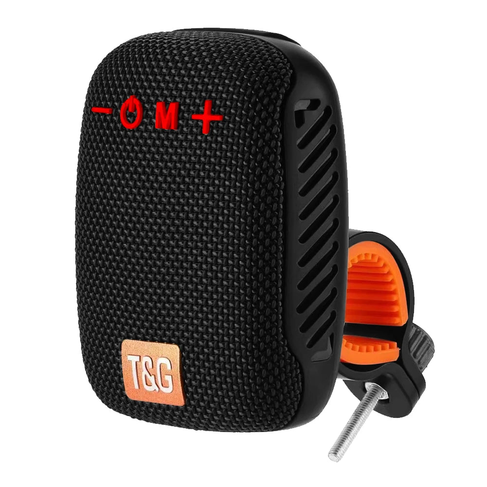 TG392 Bicycle Wireless Stereo Speaker Type-C USB Rechargeable Portable Outdoor Boombox Waterproof Bluetooth-compatible FM Radio