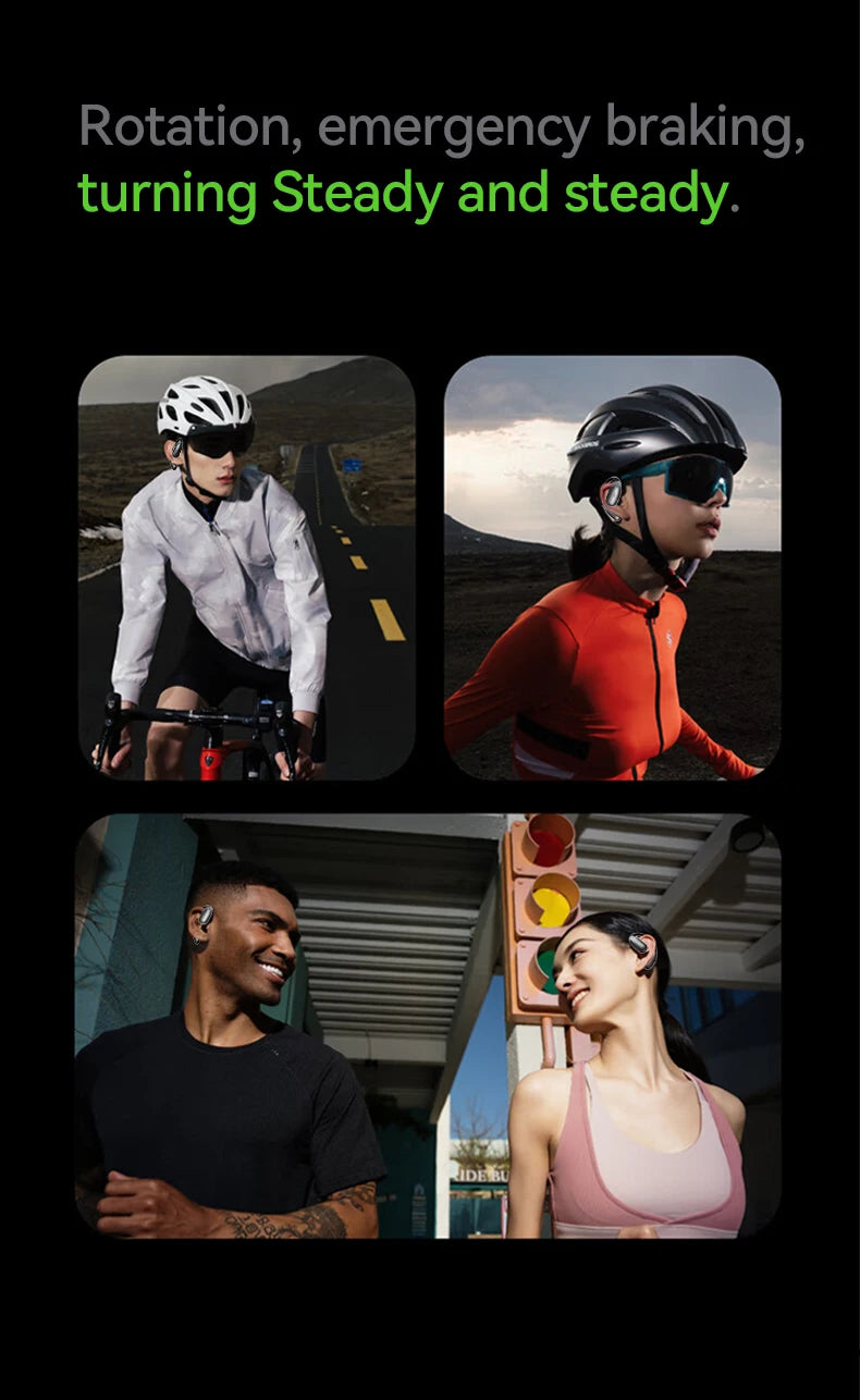 MINISO X28 Bluetooth Headset 5.4 Sports Headset Button Control Noise Cancelling Foldable Ear Hanging Headphones 48 Hours Of Lon