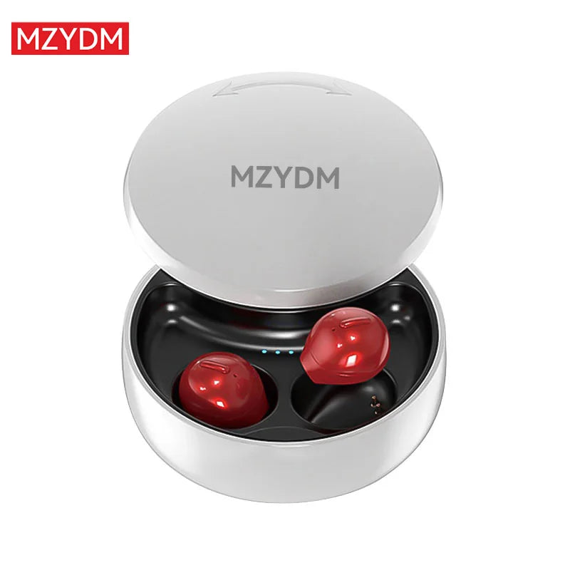 MZYDM Mini Earbuds TWS Wireless Bluetooth Sleep Hidden In Ear Earphones X21S Invisible Sports Waterproof Headphones Built-in Mic