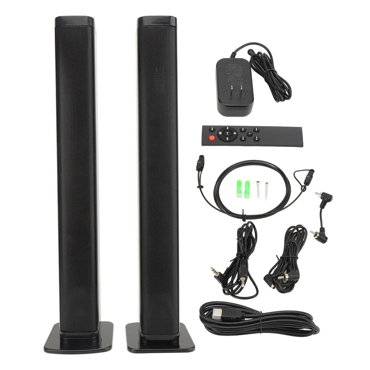 2 in 1 Separable Soundbar Bluetooth TV Speaker Wall Mounted with HD Multimedia Cable for Home Theater Home Theater Soundbar