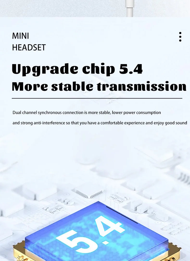 SK31 Mini Sleeping 5.4 Bluetooth Earphone Wireless Headphones Sport Running Invisible Earbuds HIFI Bass For Xiaomi Redmi Headset