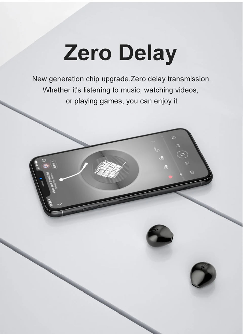 MZYDM Mini Earbuds TWS Wireless Bluetooth Sleep Hidden In Ear Earphones X21S Invisible Sports Waterproof Headphones Built-in Mic