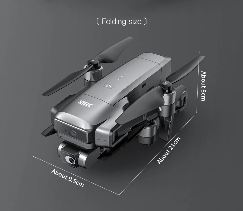 SJRC F22 S2XR PRO+ GPS Professional Drone With 4K EIS Camera Obstacle Avoidance Drones 2Axis Stabilized Gimbal 6KM RC Quadcopter