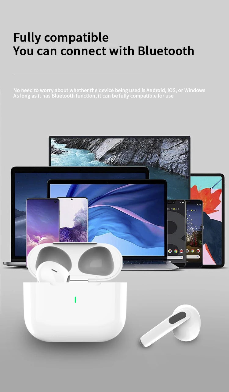 Original AIR Wireless Bluetooth Earphones ANC Noise Reduction Earbuds Microphone TWS Long battery life Pod Spatial Audio PRO