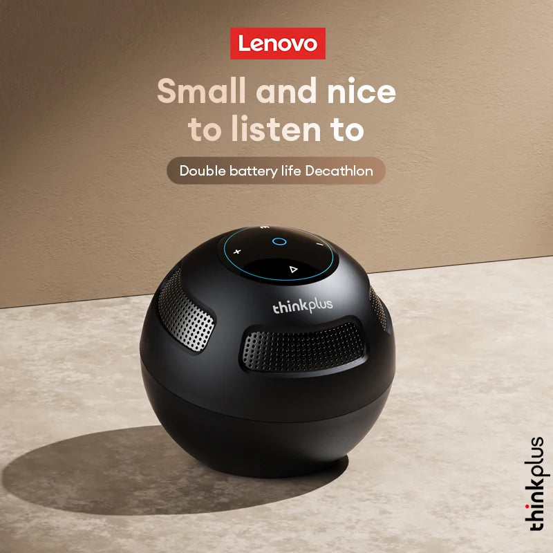 Ship From US Lenovo Bluetooth Speaker Portable Outdoor Long Endurance Home Music Player HiFi Stereo Surround Sound Box TS5