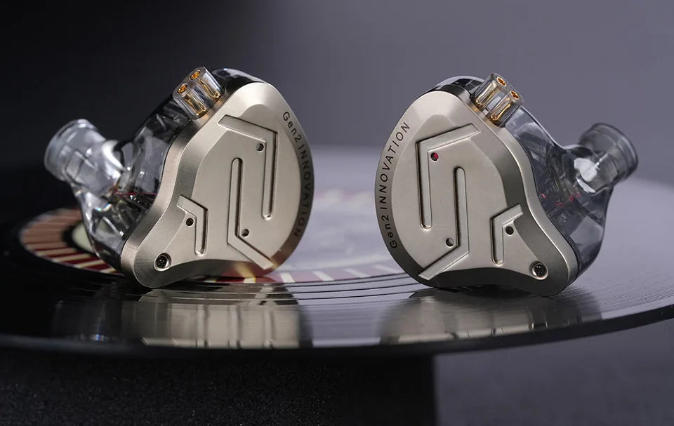 KZ-ZSN Pro 2 In Ear Metal Earphones, HiFi Bass Headphone, Monitor Earbuds, Esporte Headset Cancelamento de Ruído, 1BA + 1DD Tecn