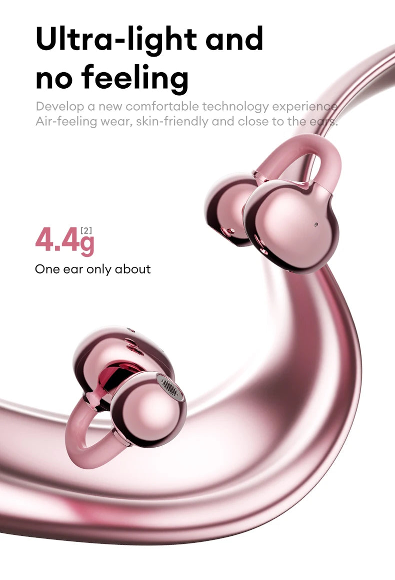 Original Lenovo LE302 Bluetooth Earphones HiFi Sound Ear Clip Earbuds Sports Music Long Battery Life Wireless Headphones Choice