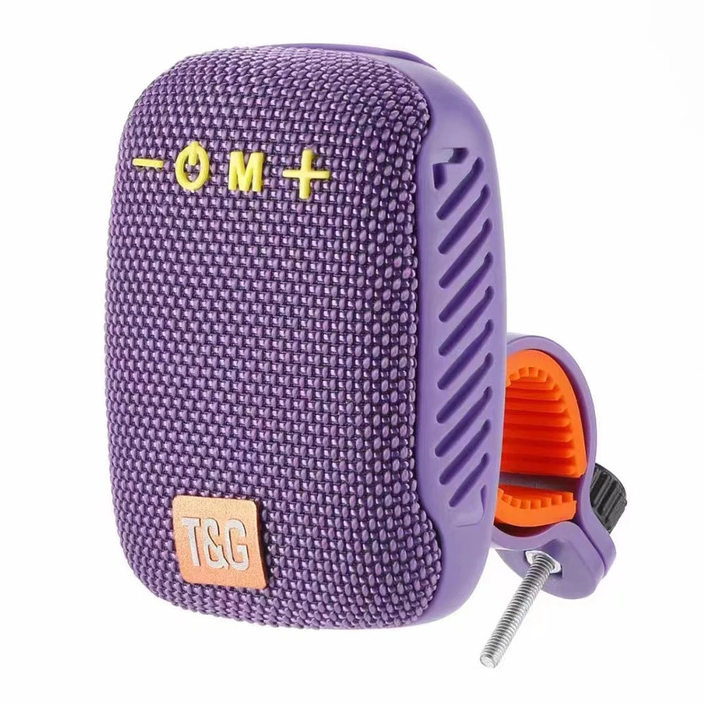TG392 Bicycle Wireless Stereo Speaker Type-C USB Rechargeable Portable Outdoor Boombox Waterproof Bluetooth-compatible FM Radio