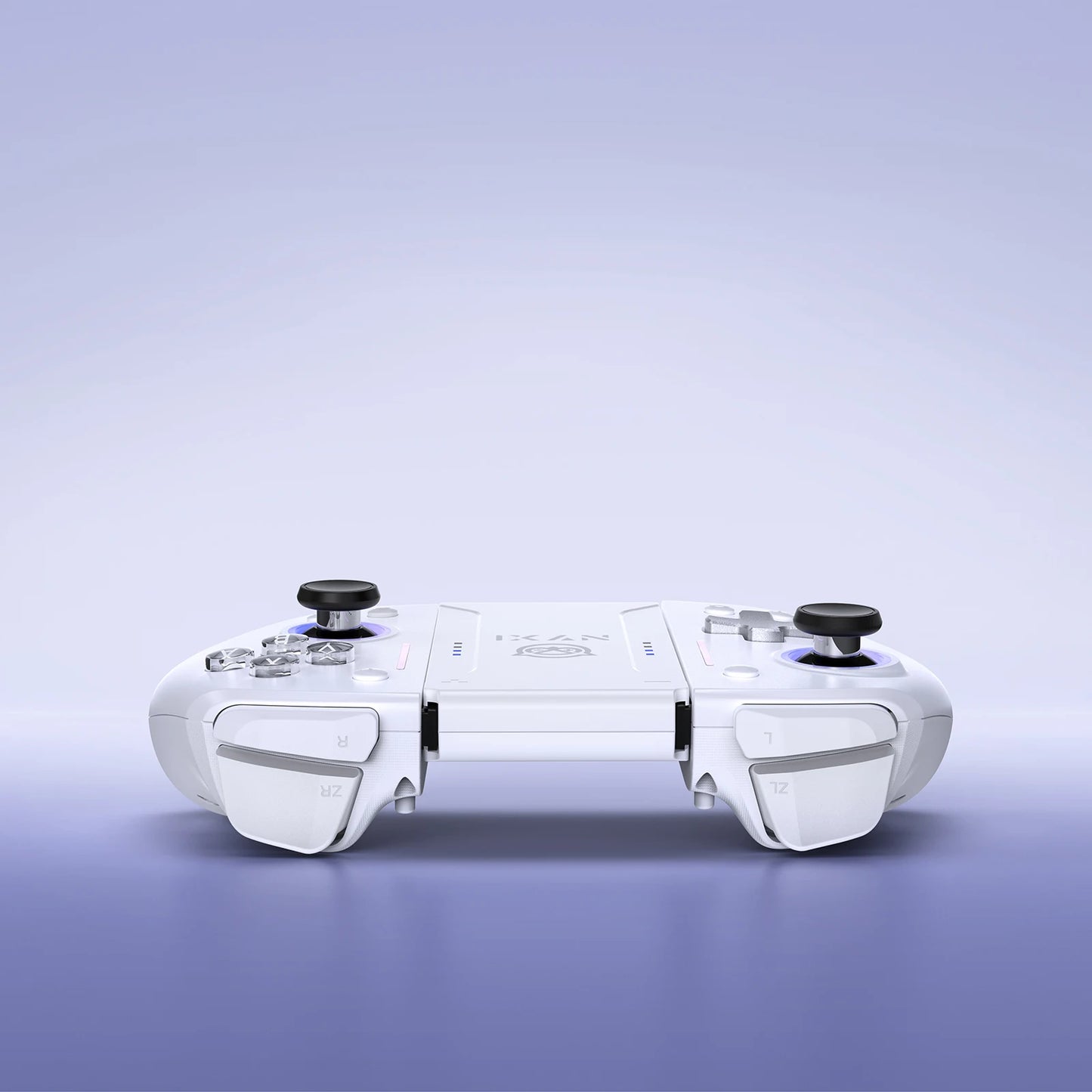 NYXI Hyperion Pro Hall Joystick Wireless Game Controller White Gamepad with RGB Lights for Nintendo Switch PC Controller