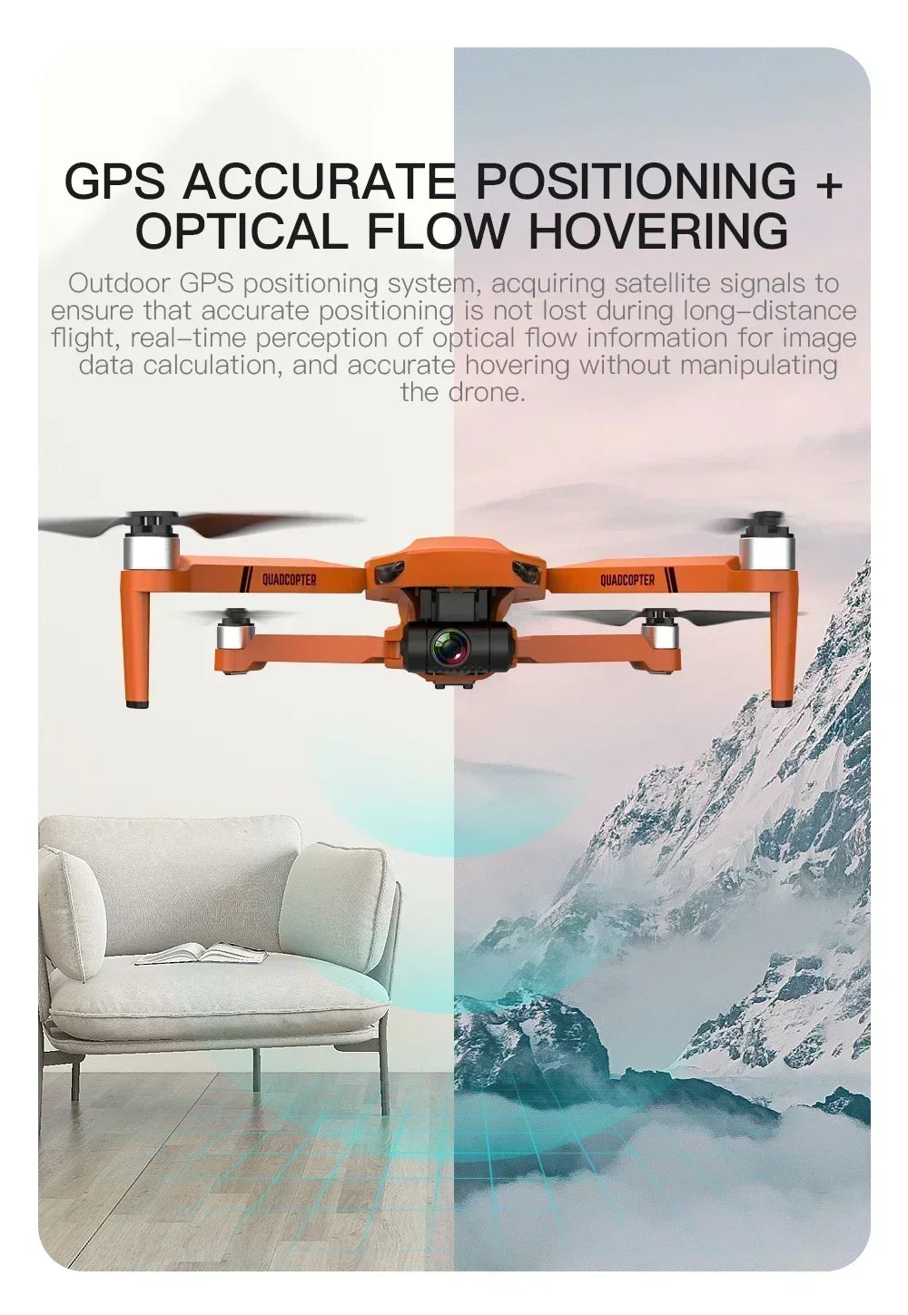 2025 KF102 4K HD GPS Drone with Dual Camera 2-Axis Gimbal Optical Flow WiFi FPV, Foldable Toy for Beginners and Professionals