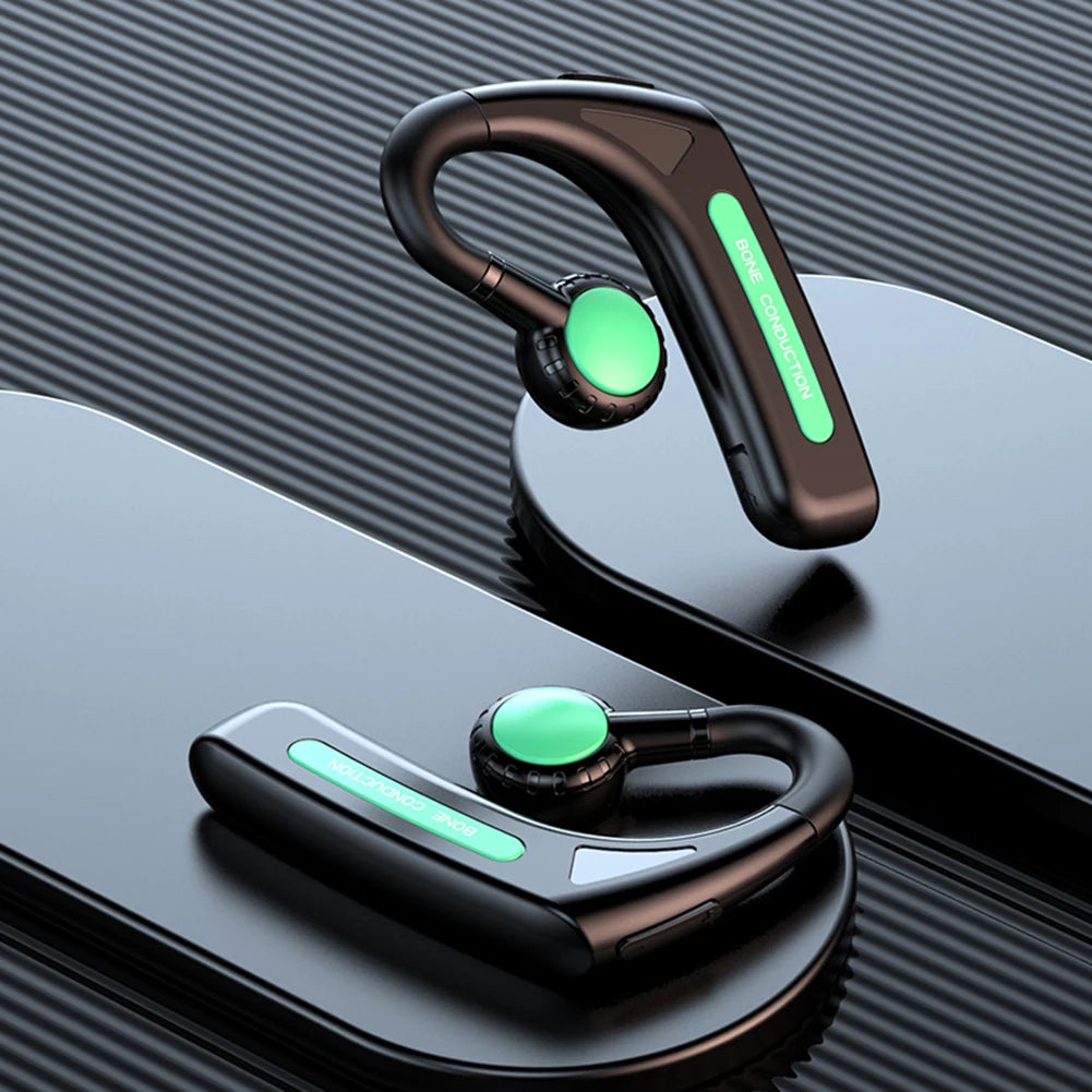 Bone Conduction Headphone M-618 Ear Hook Bluetooth Earphones Handsfree Wireless Sport Headset IPX5 Waterproof With Microphone