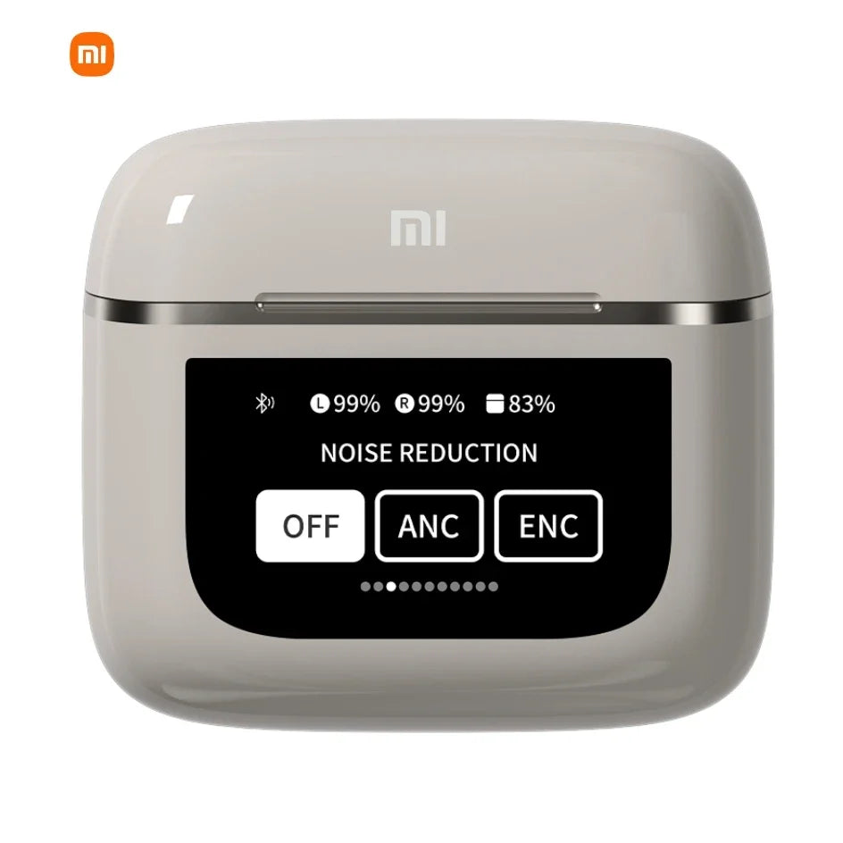 Xiaomi TWS V8 ANC+ENC wireless Bluetooth noise cancelling headphones with microphone, in ear touch screen headphones