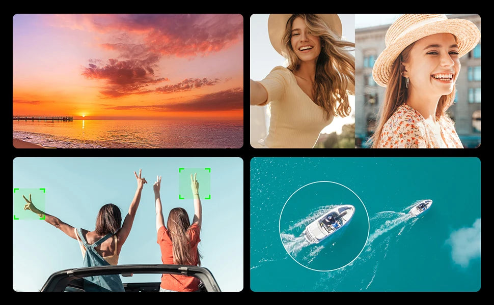Foldable Camera Drone for Beginners & Adult - Four Direction Obstacle Avoidance, 360° Flips, One-Key Take Off/ Landing, 3D Flips