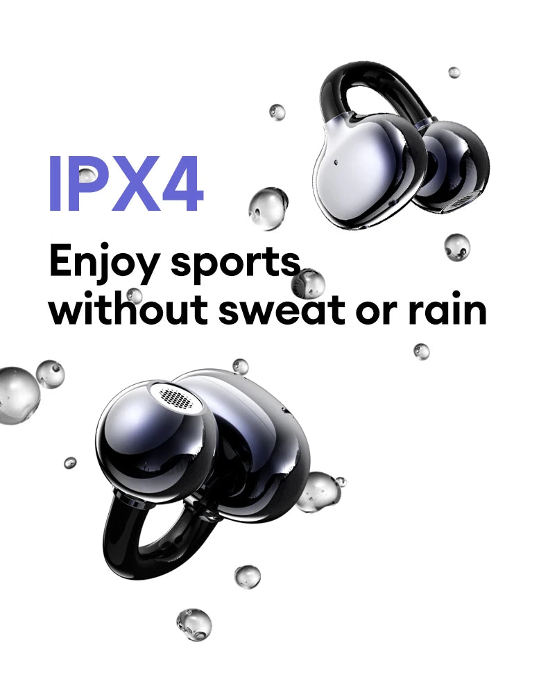 Original Lenovo LE302 Bluetooth Earphones HiFi Sound Ear Clip Earbuds Sports Music Long Battery Life Wireless Headphones Choice