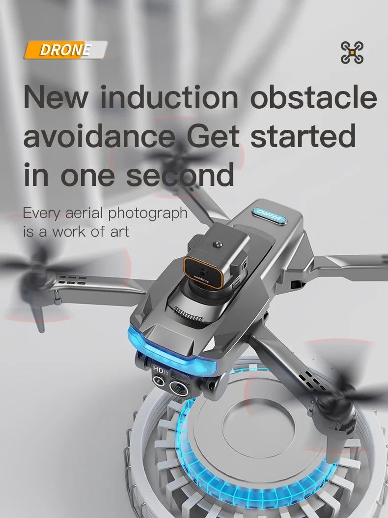P15 Drone Professional 4K Aerial Photography Quadcopter HD Dual Camera Omnidirectional Obstacle Avoidance for Adult Boy Toy