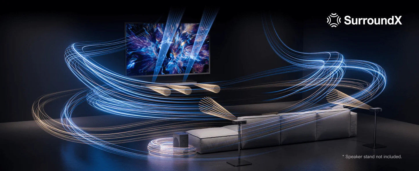 ULTIMEA 5.1.2 Dolby Atmos Soundbar, 360° ASL-Aural Spatial & Localization Technology, 4K HDR Pass-through Bluetooth Home Theater