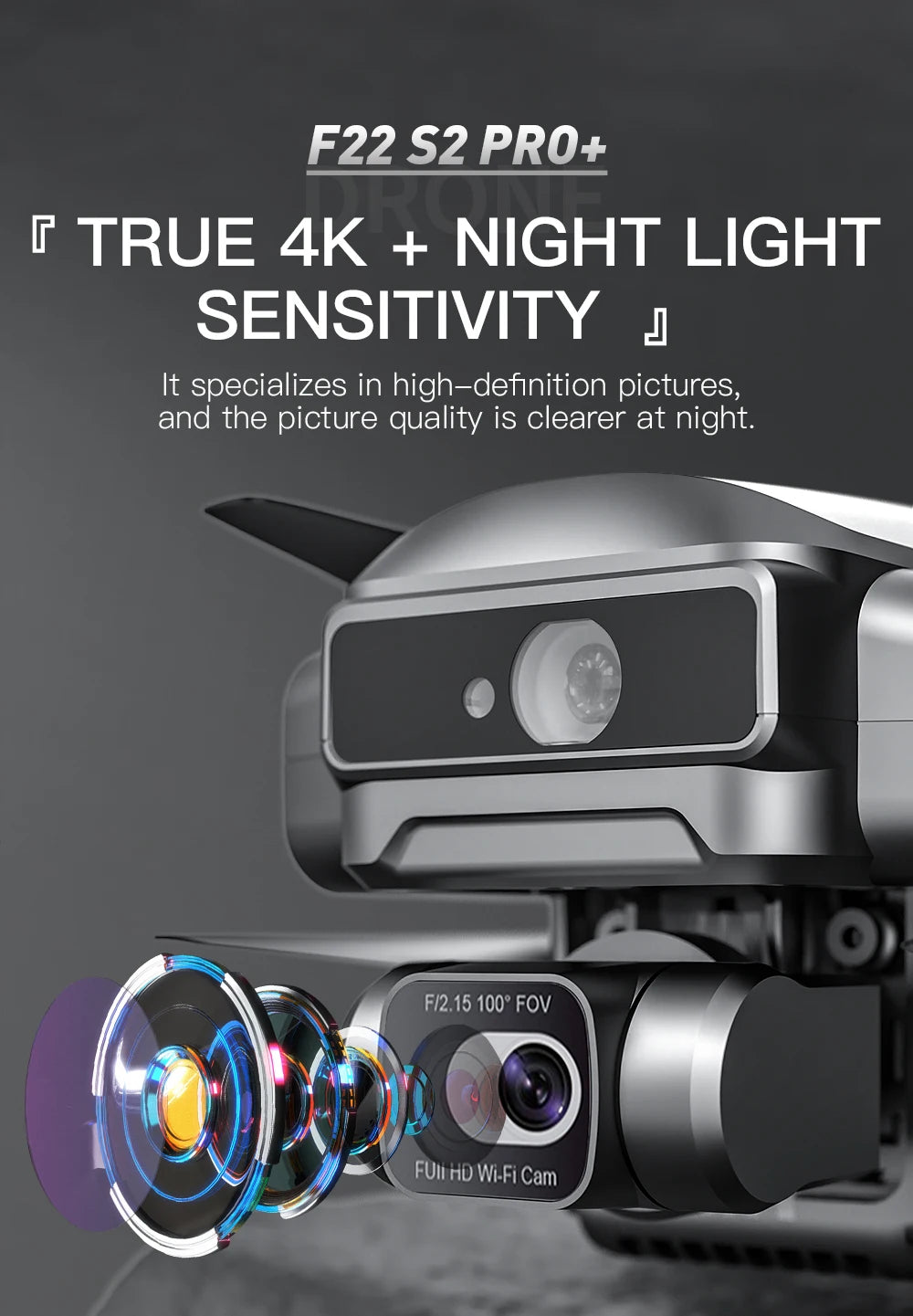 SJRC F22 S2XR PRO+ GPS Professional Drone With 4K EIS Camera Obstacle Avoidance Drones 2Axis Stabilized Gimbal 6KM RC Quadcopter