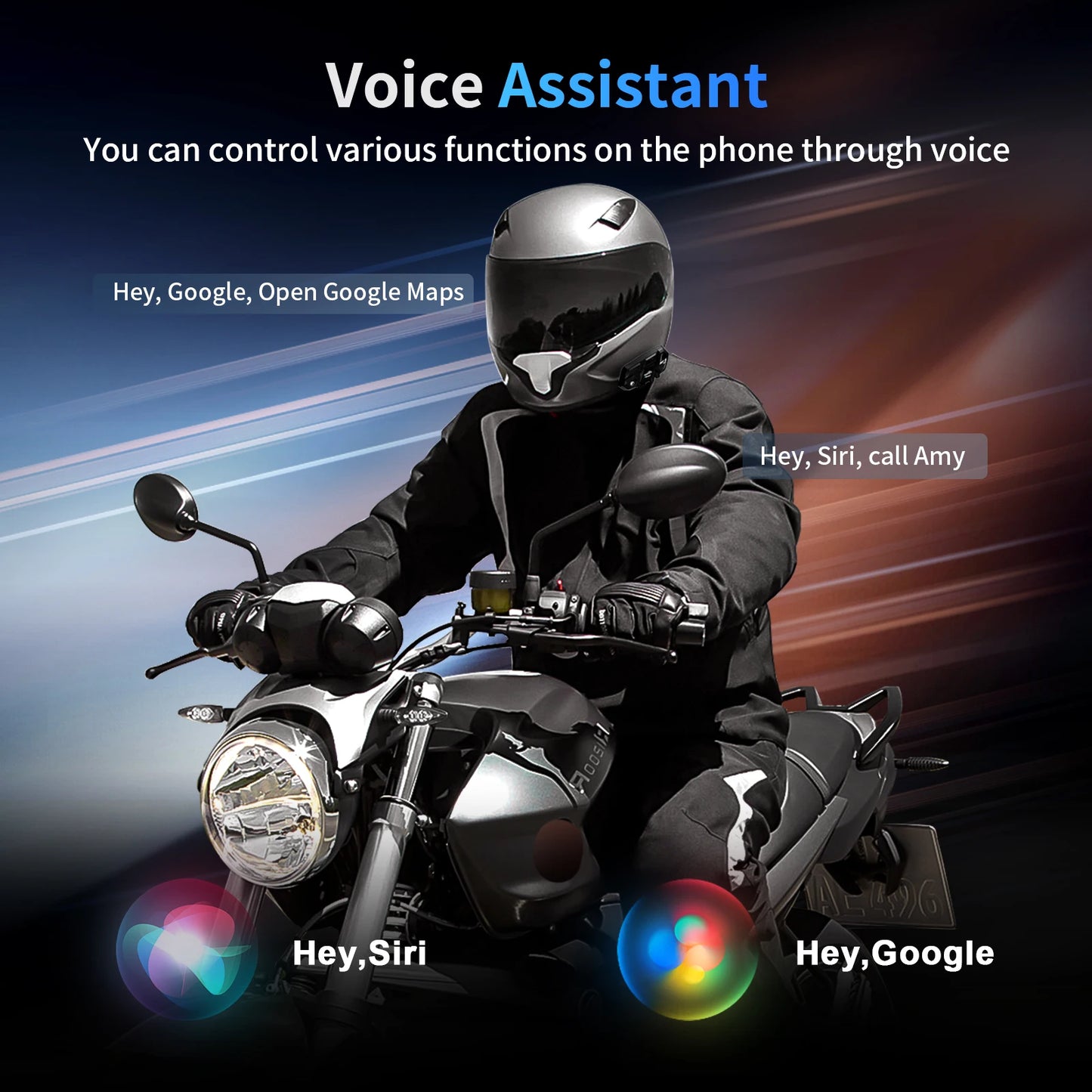3Pcs Fodsports M1-S Pro Motorcycle Helmet Bluetooth Intercom Headset 8 Riders 2000M Waterproof BT Intercomunicador Moto