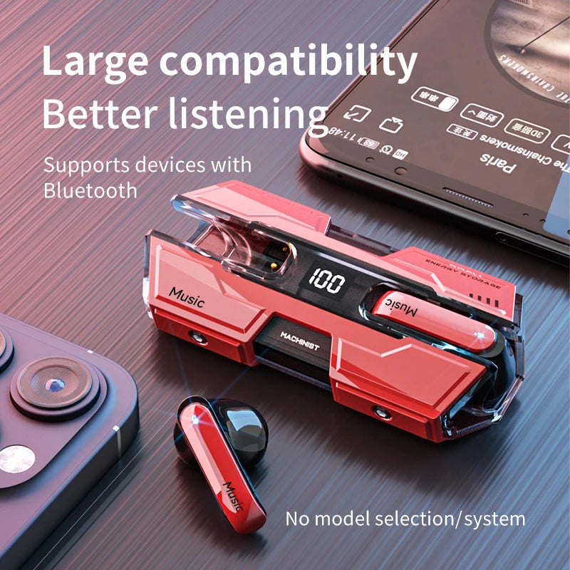 SW-G20 Wireless Headphones TWS Bluetooth 5.3 Gaming Headphones Stereo Audio Earphones HiFi Dual Mode Earphones For In-sta Music