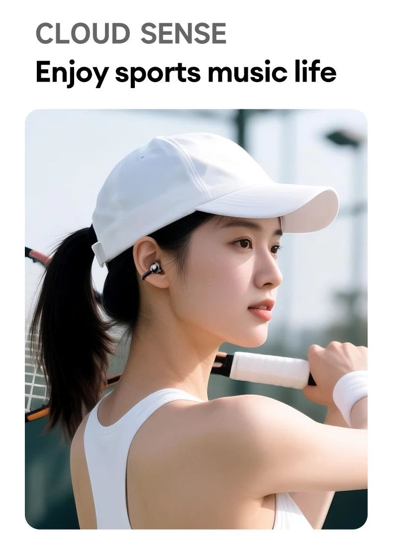 Original Lenovo LE302 Bluetooth Earphones HiFi Sound Ear Clip Earbuds Sports Music Long Battery Life Wireless Headphones Choice