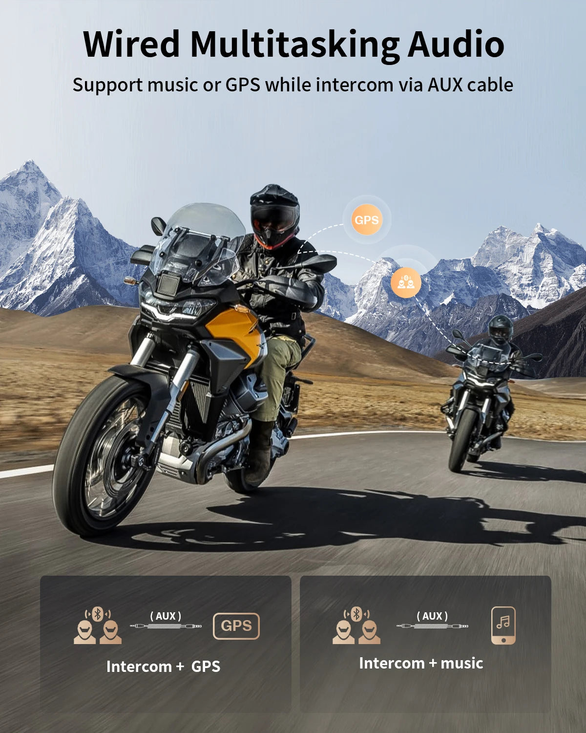3Pcs Fodsports M1-S Pro Motorcycle Helmet Bluetooth Intercom Headset 8 Riders 2000M Waterproof BT Intercomunicador Moto