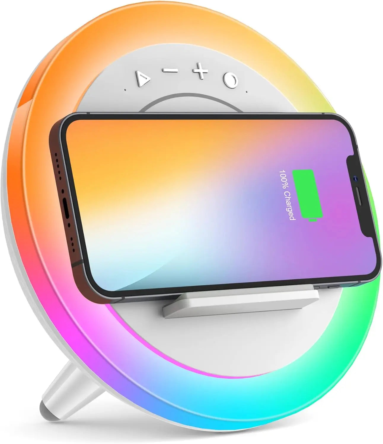Bluetooth Speaker with Night Light, Wireless Charging, Perfect Teenage Birthday Gift for Tween Girls