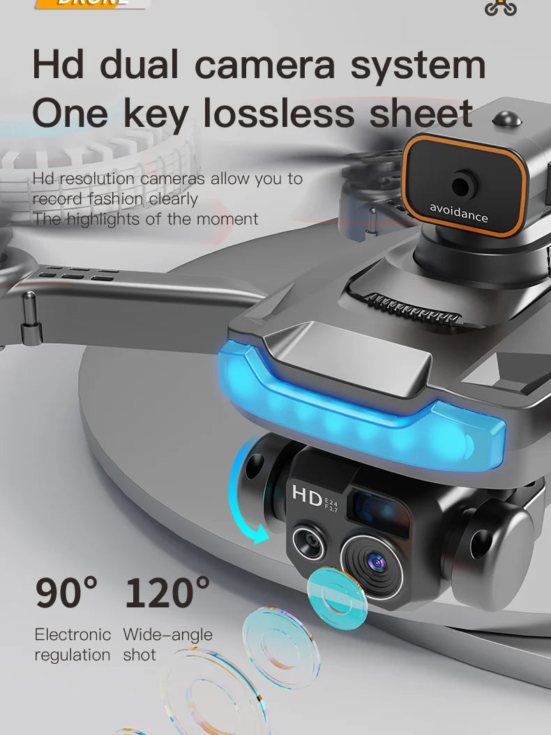 P15 Drone Professional 4K Aerial Photography Quadcopter HD Dual Camera Omnidirectional Obstacle Avoidance for Adult Boy Toy
