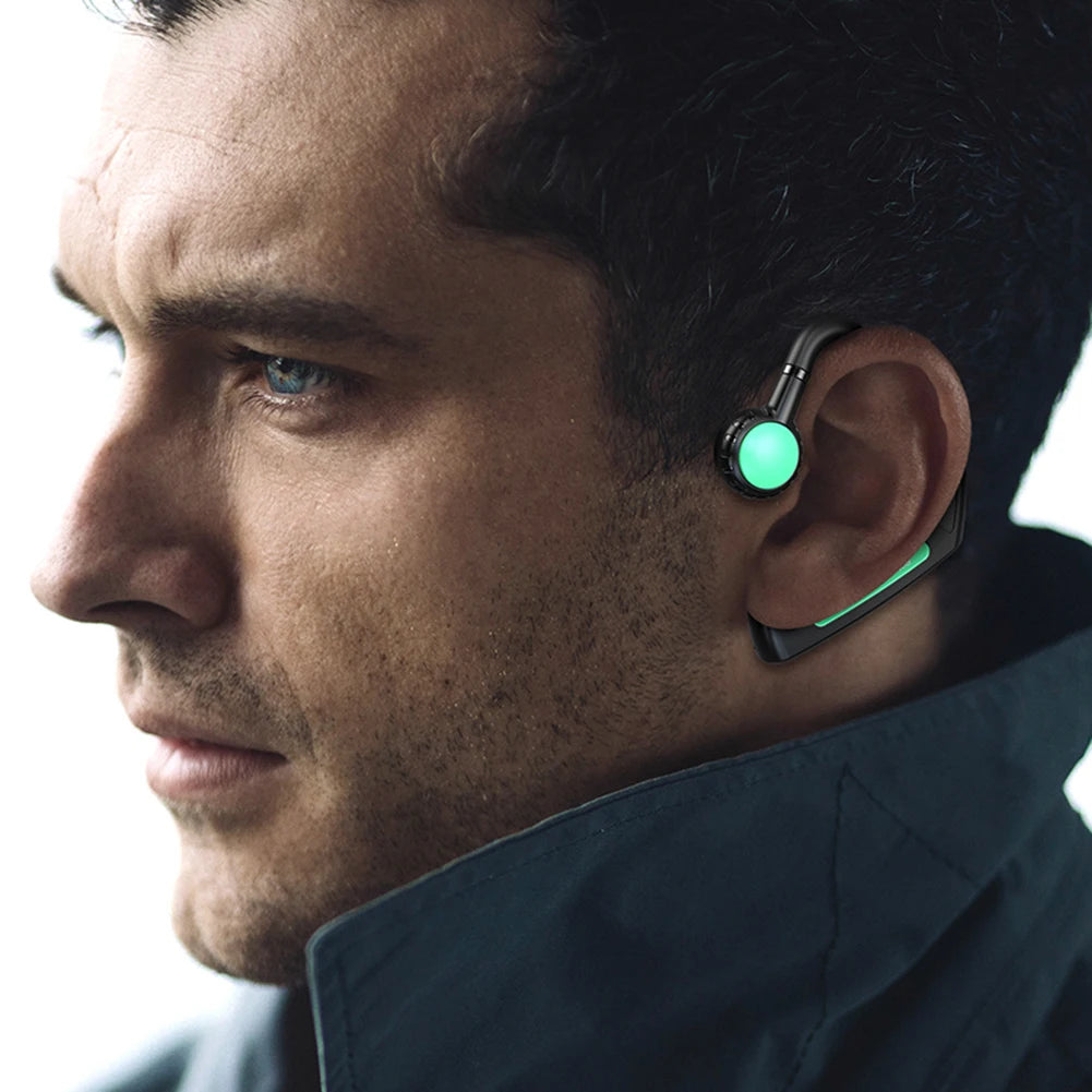 Bone Conduction Headphone M-618 Ear Hook Bluetooth Earphones Handsfree Wireless Sport Headset IPX5 Waterproof With Microphone