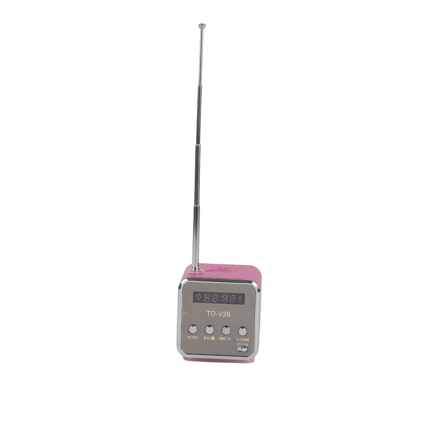 TD-V26 Mini Portable Sound Speaker TF Card FM Radio AUX Stereo Music Player Bluetooth Speaker For PC Computer Phone Mobile
