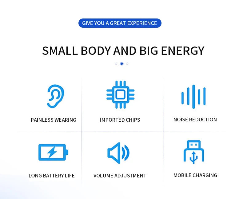 2023 Best Hearing Aids C420 Rechargeable Invisible For Deafness Elderly Adjustable Micro Wireless Hearing Aid Sound Amplifier