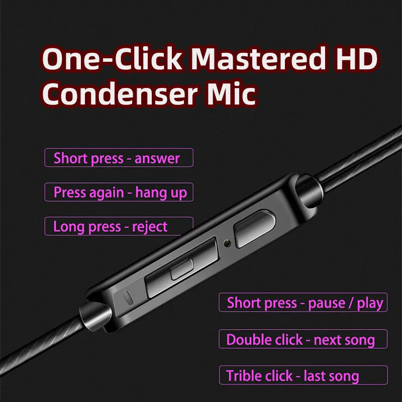 QKZ AK6 In Ear Earphone 6 Dynamic Driver Unit Headphone With Mic Stereo Sports HiFi Subwoofer Headset Monitor Earbuds For iPhone