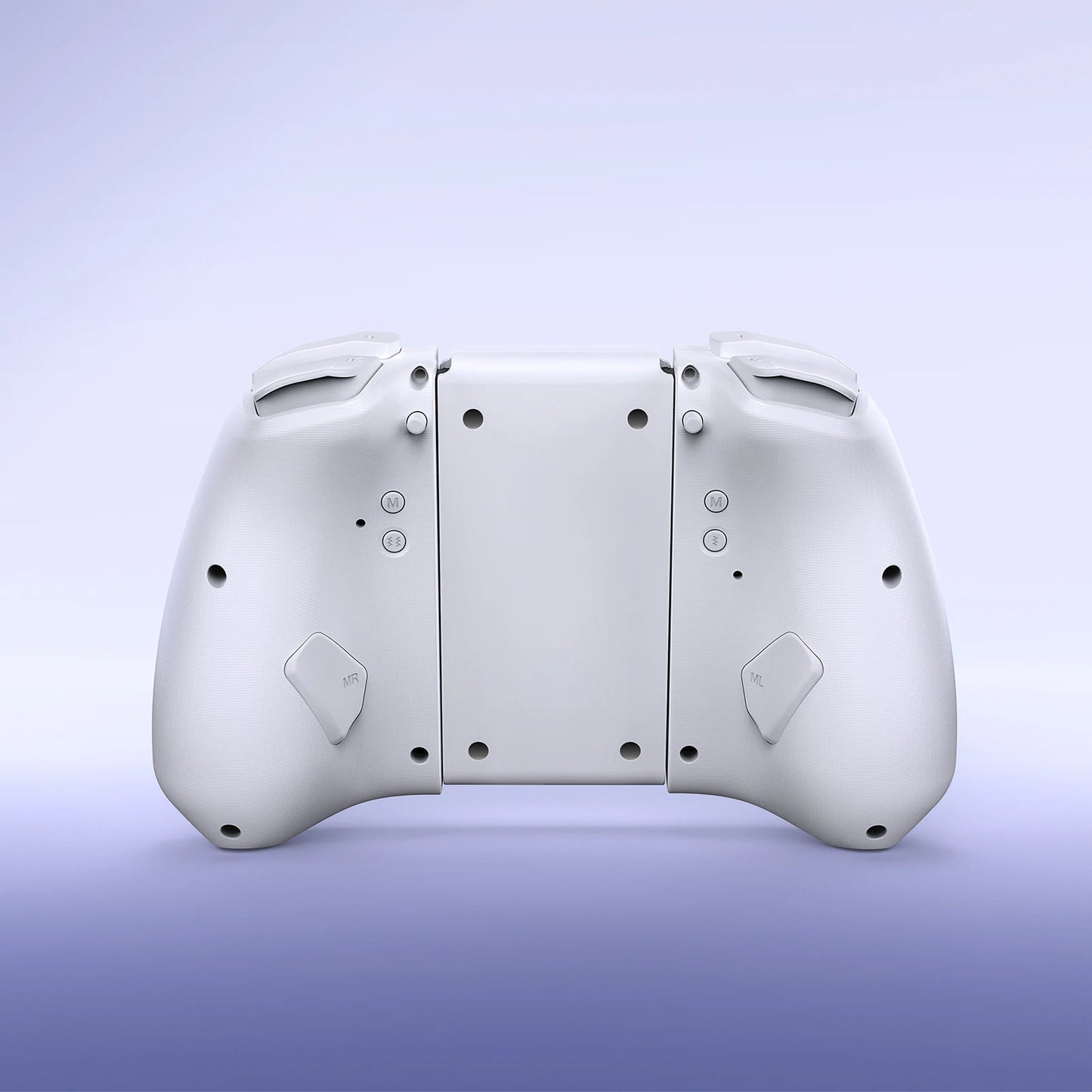 NYXI Hyperion Pro Hall Joystick Wireless Game Controller White Gamepad with RGB Lights for Nintendo Switch PC Controller