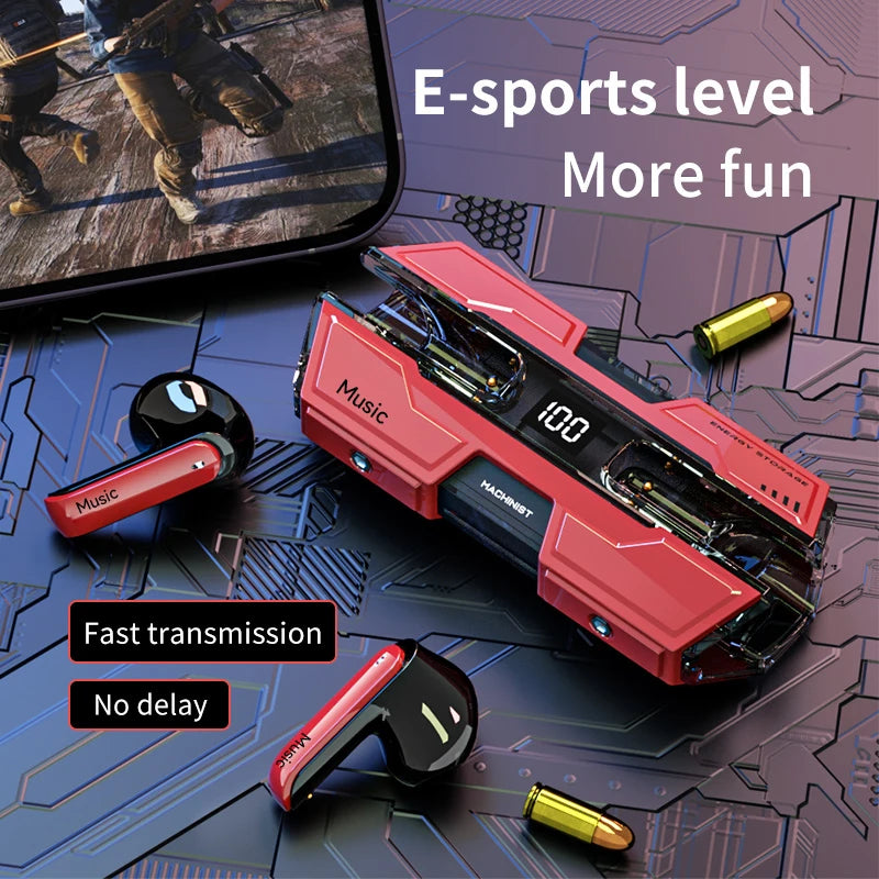 SW-G20 Wireless Headphones TWS Bluetooth 5.3 Gaming Headphones Stereo Audio Earphones HiFi Dual Mode Earphones For In-sta Music