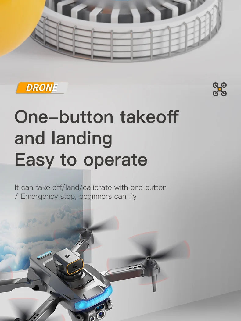 P15 Drone Professional 4K Aerial Photography Quadcopter HD Dual Camera Omnidirectional Obstacle Avoidance for Adult Boy Toy