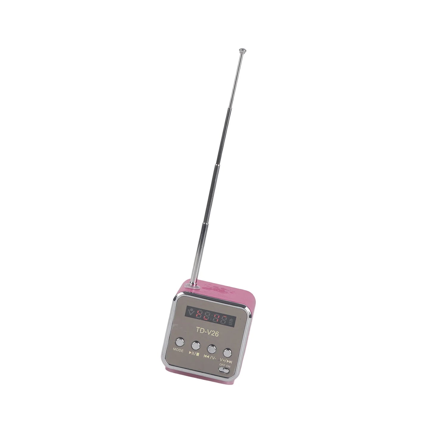 TD-V26 Mini Portable Sound Speaker TF Card FM Radio AUX Stereo Music Player Bluetooth Speaker For PC Computer Phone Mobile