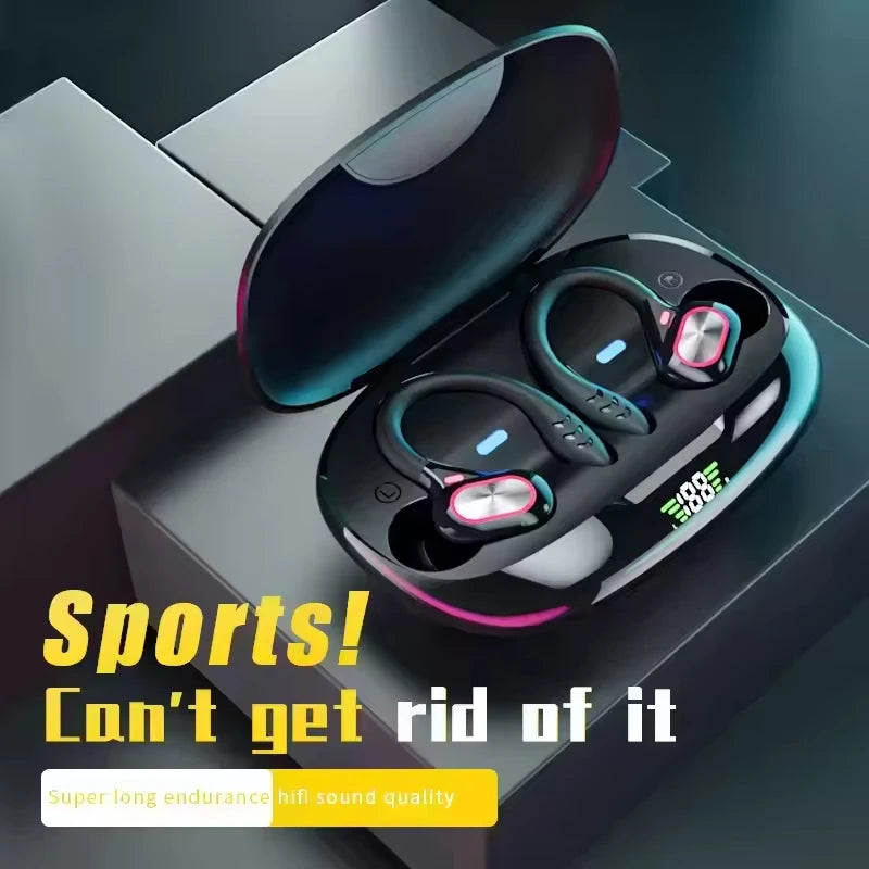 S730 Wireless Bluetooth Earphones Sports Ear Hook 9D High Fidelity Stereo Waterproof Earphones In Ear Microphone